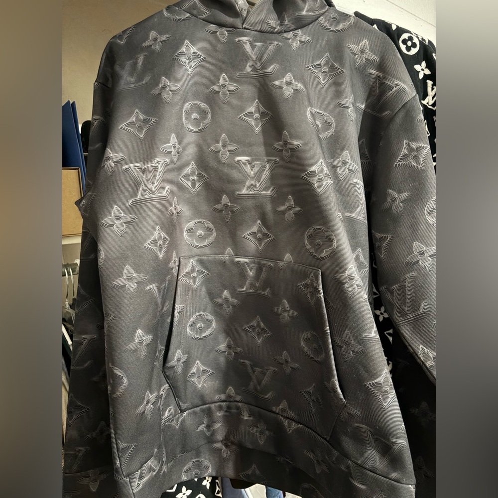 Louis Vuitton Charcoal Monogram Hoodie